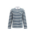 Chemise polo en coton multicolore de Burberry, avec logo emblématique, boutons et col classique, vue de face.