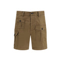 Dsquared² Bermuda-Shorts aus brauner Baumwolle