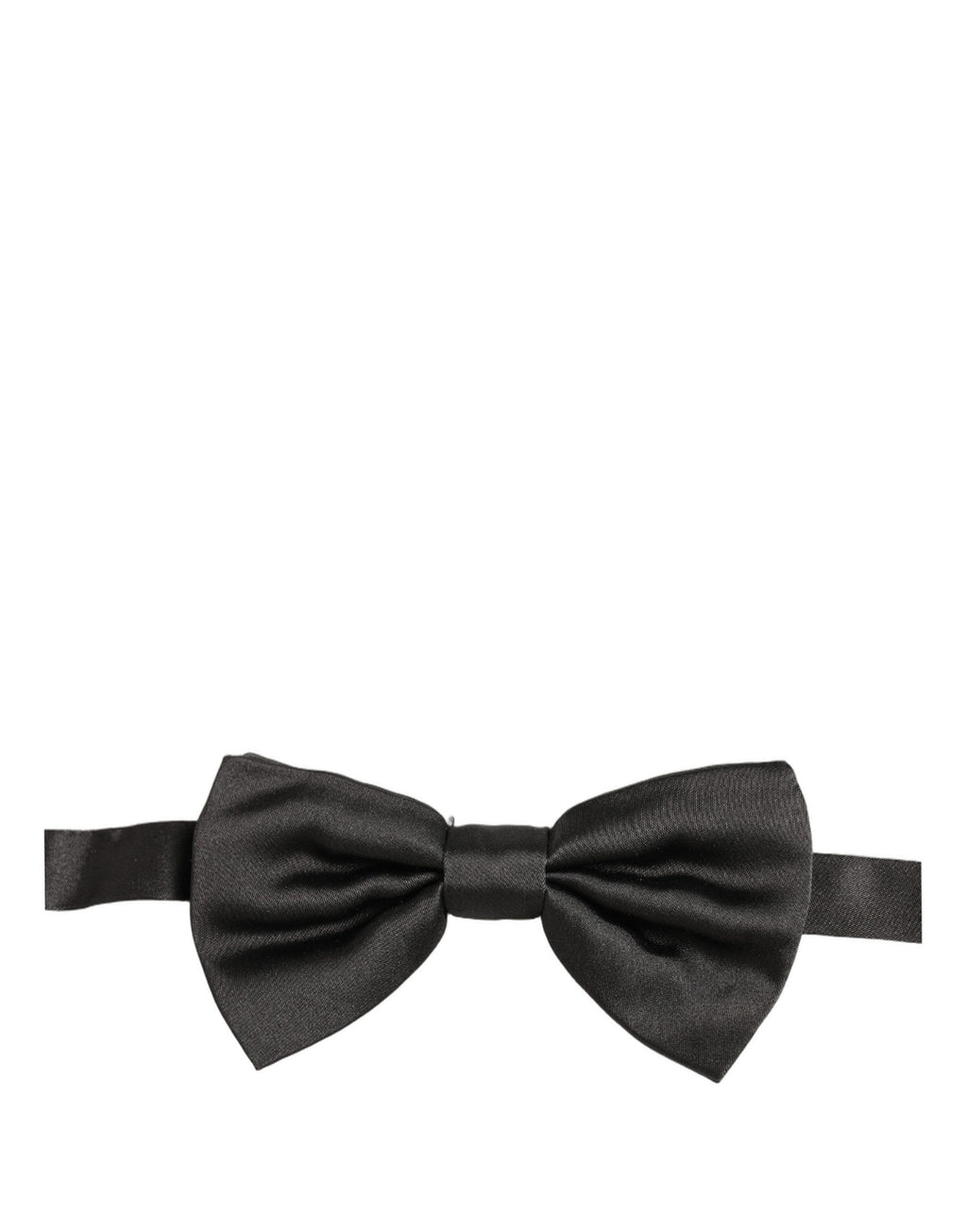 Dolce & Gabbana Men Black 100% Silk Adjustable Neck Papillon Bow Tie