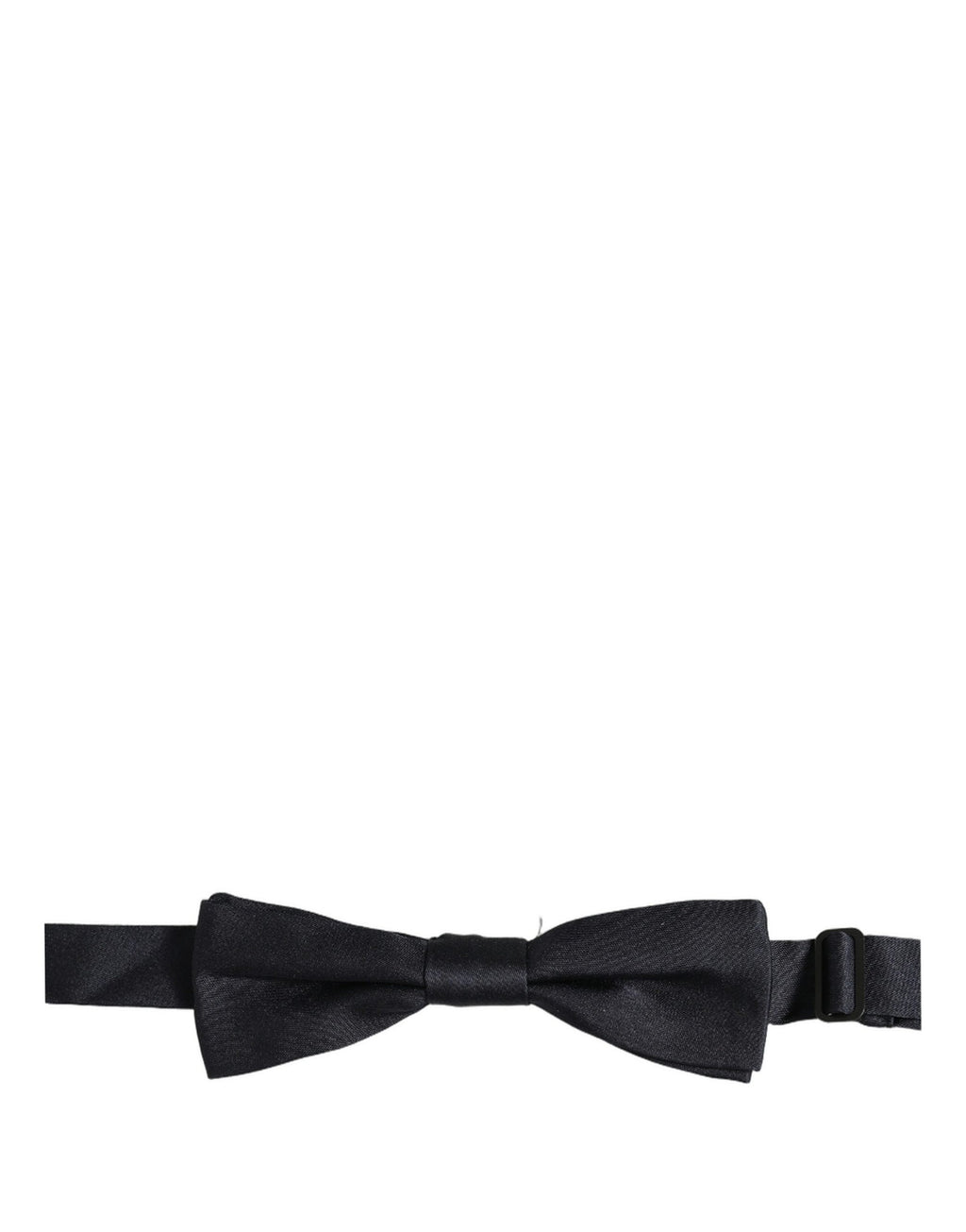 Dolce & Gabbana Men Dark Blue 100% Silk Adjustable Neck Papillon Bow Tie