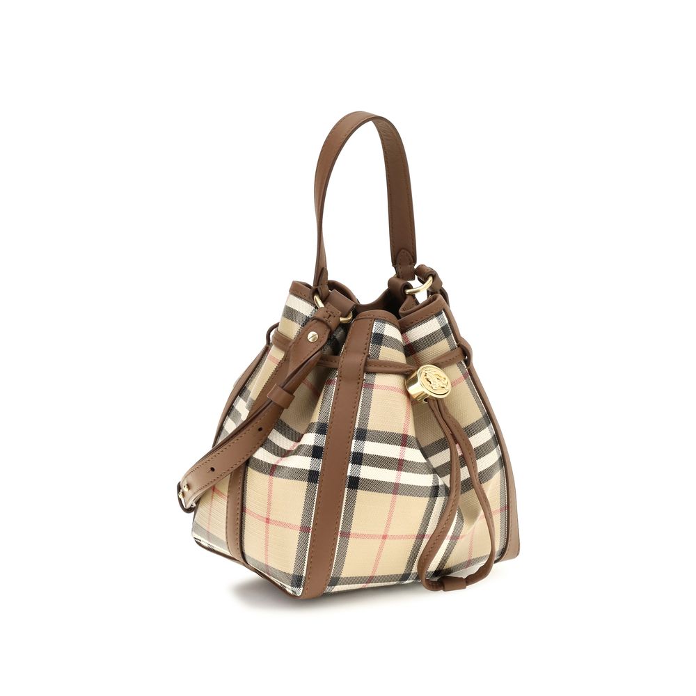 Burberry Beige Kalbsleder Bos Taurus Henkeltasche