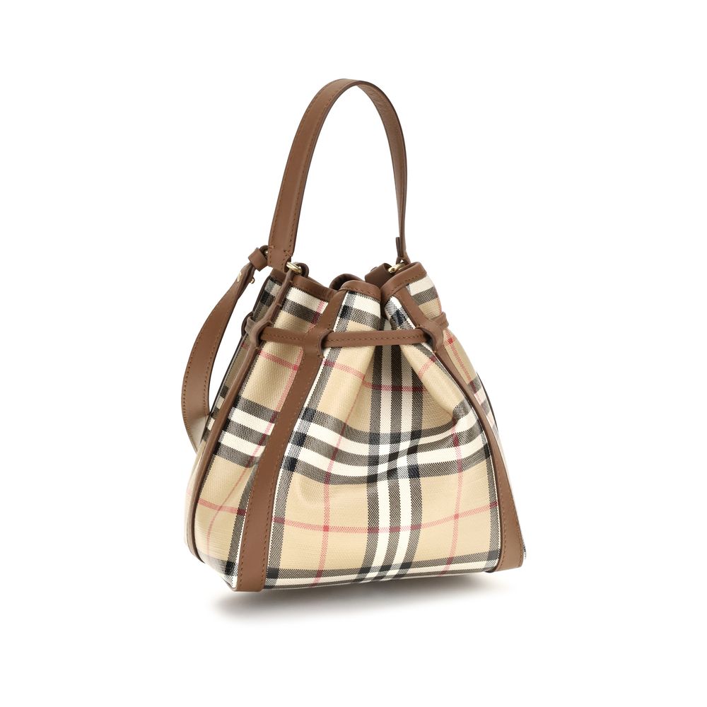 Burberry Beige Kalbsleder Bos Taurus Henkeltasche