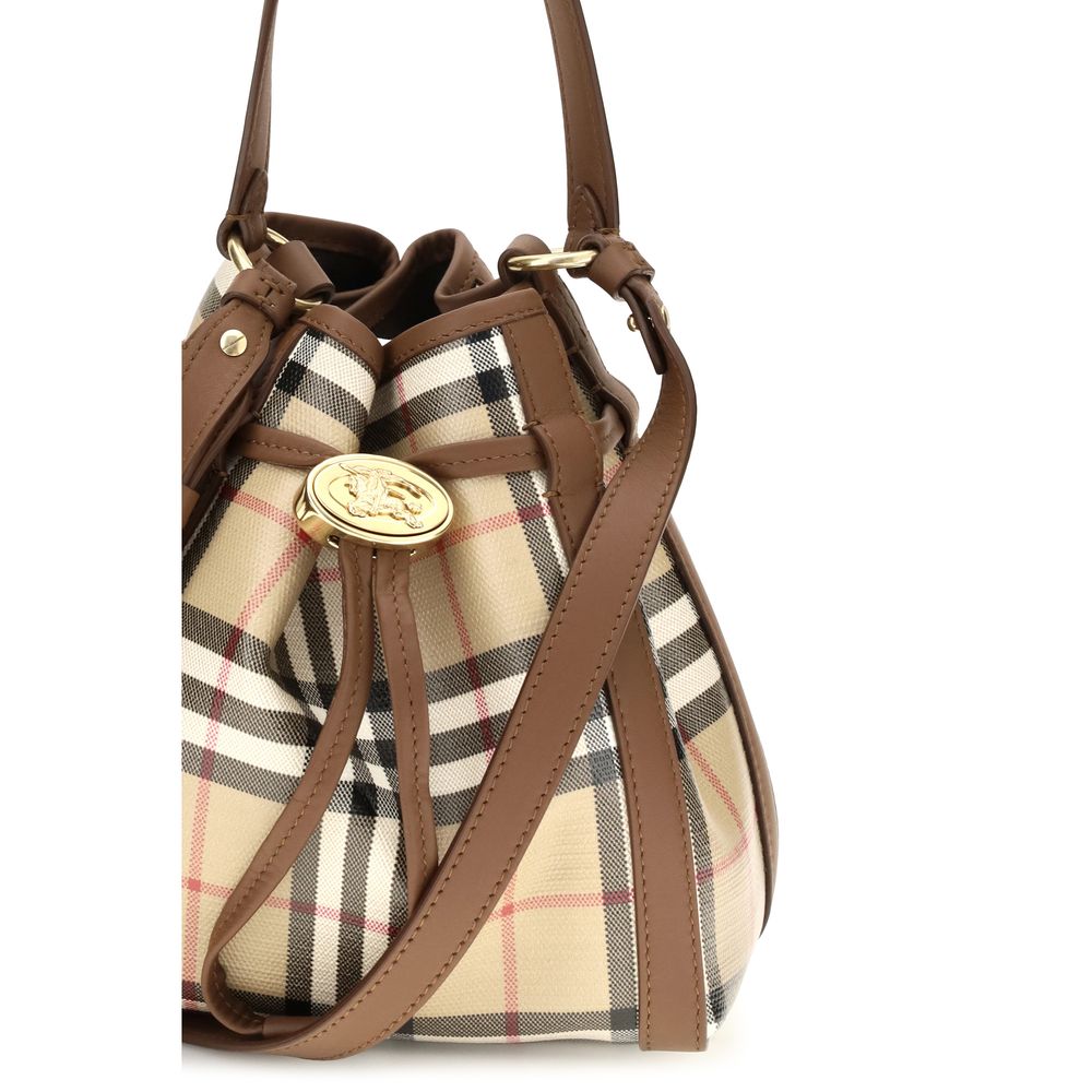 Burberry Beige Kalbsleder Bos Taurus Henkeltasche