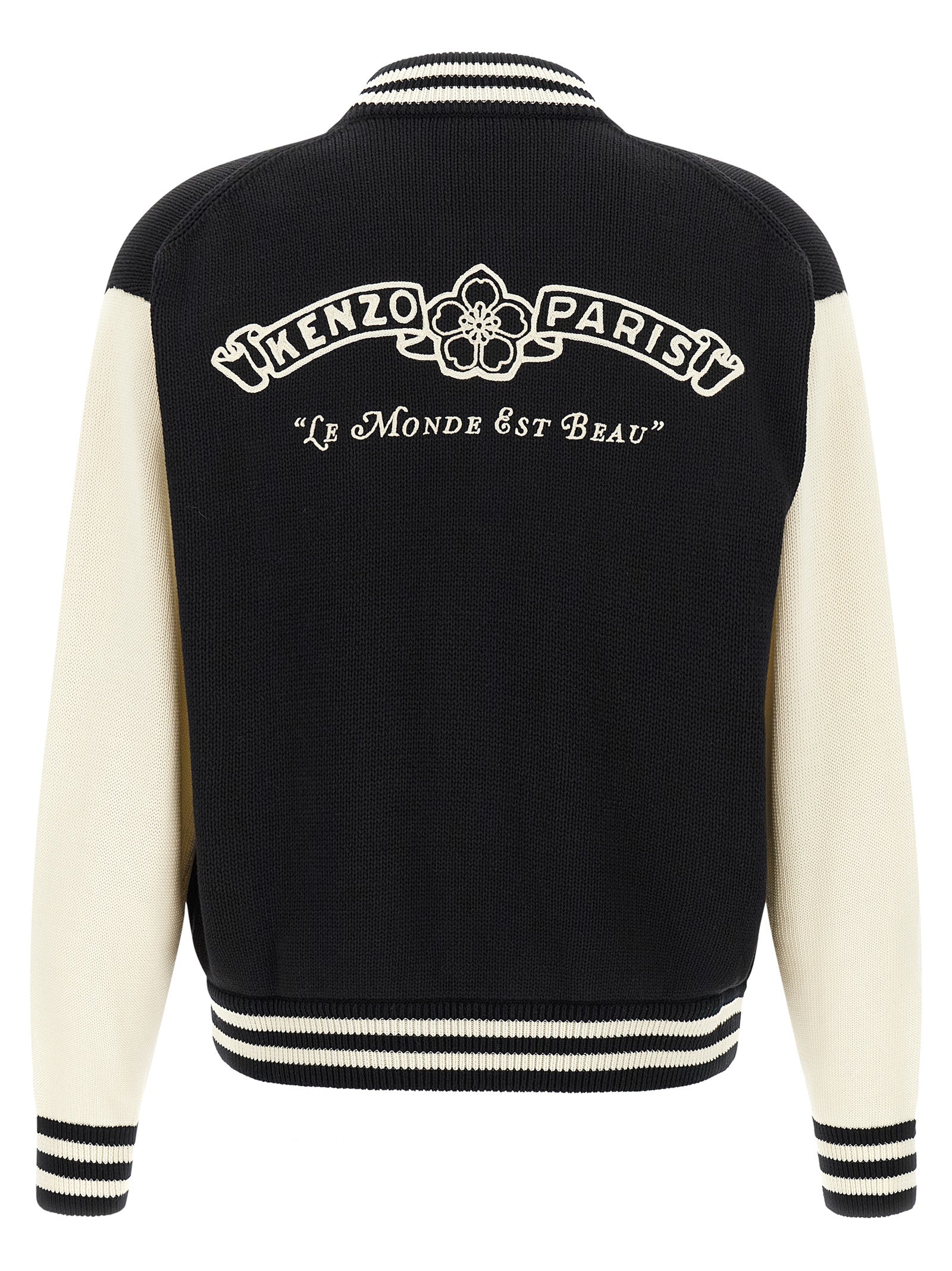 Kenzo Bicolor-Cardigan aus Baumwolle