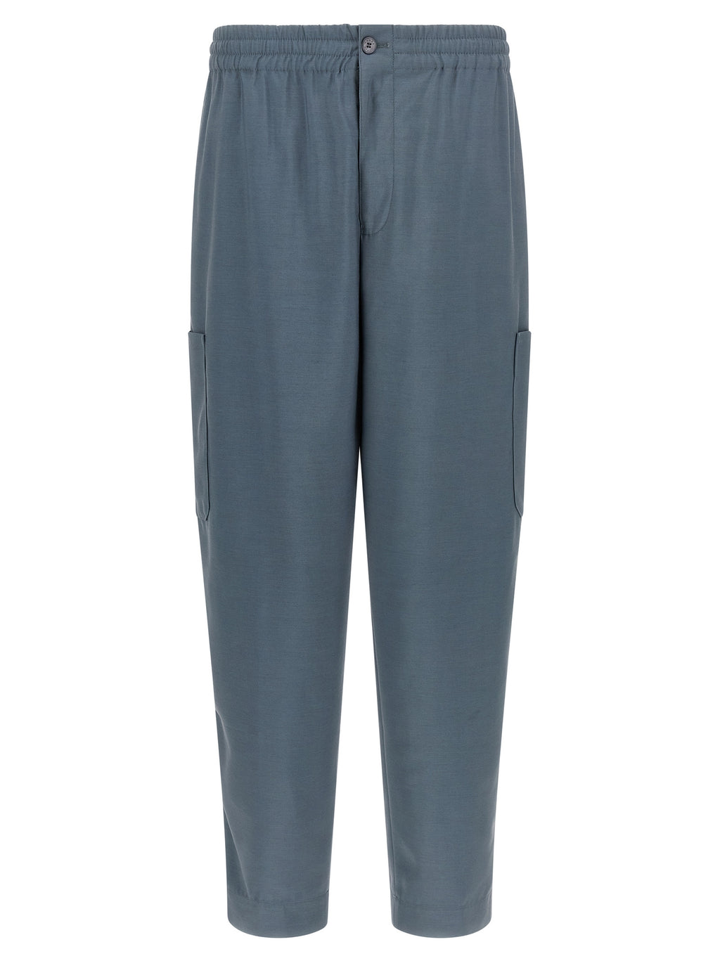Kenzo graue Woll-Cargohose