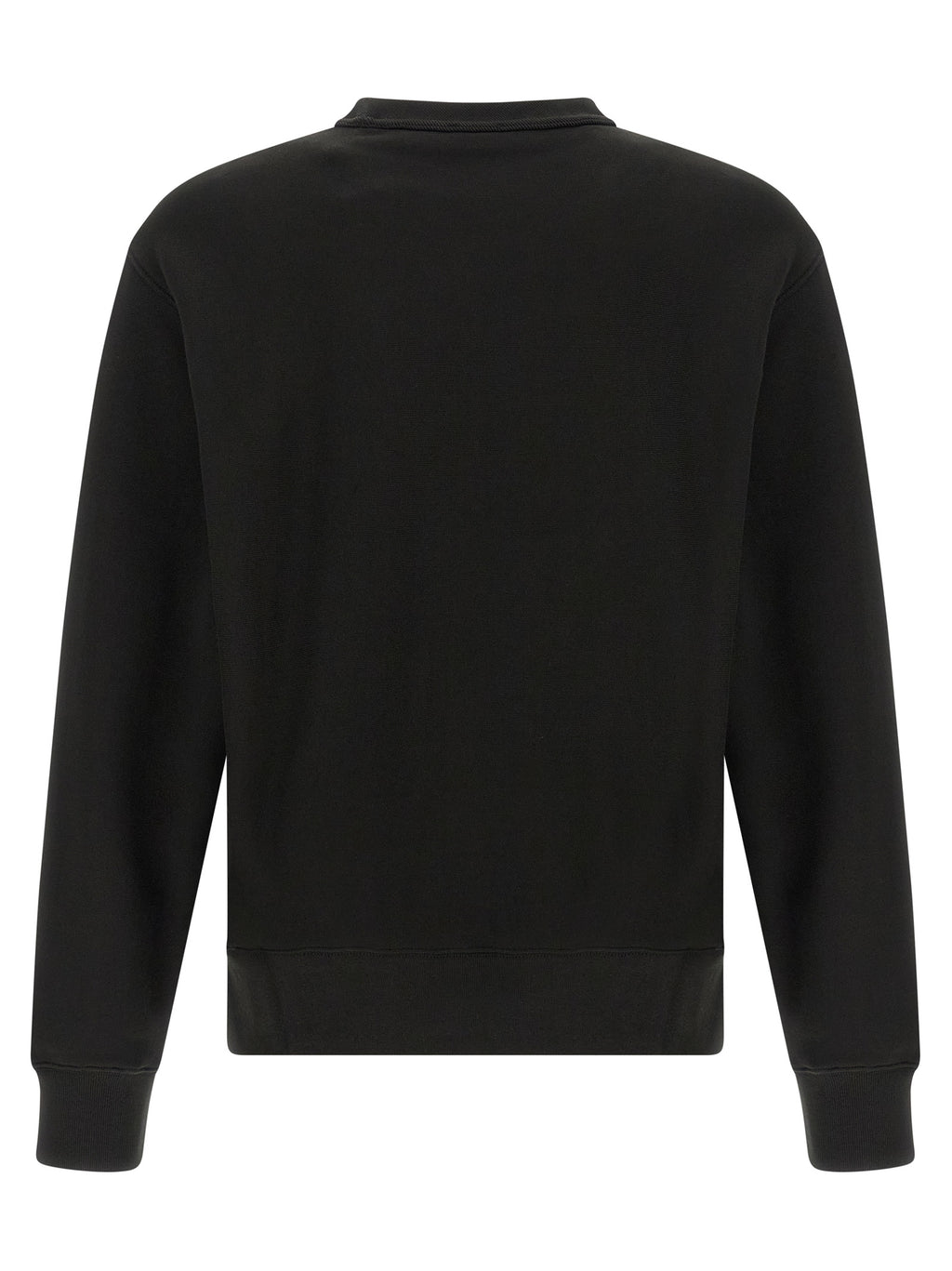 Sweat-shirt en coton noir de la marque Kenzo, coupe décontractée, avec logo discret sur la poitrine.