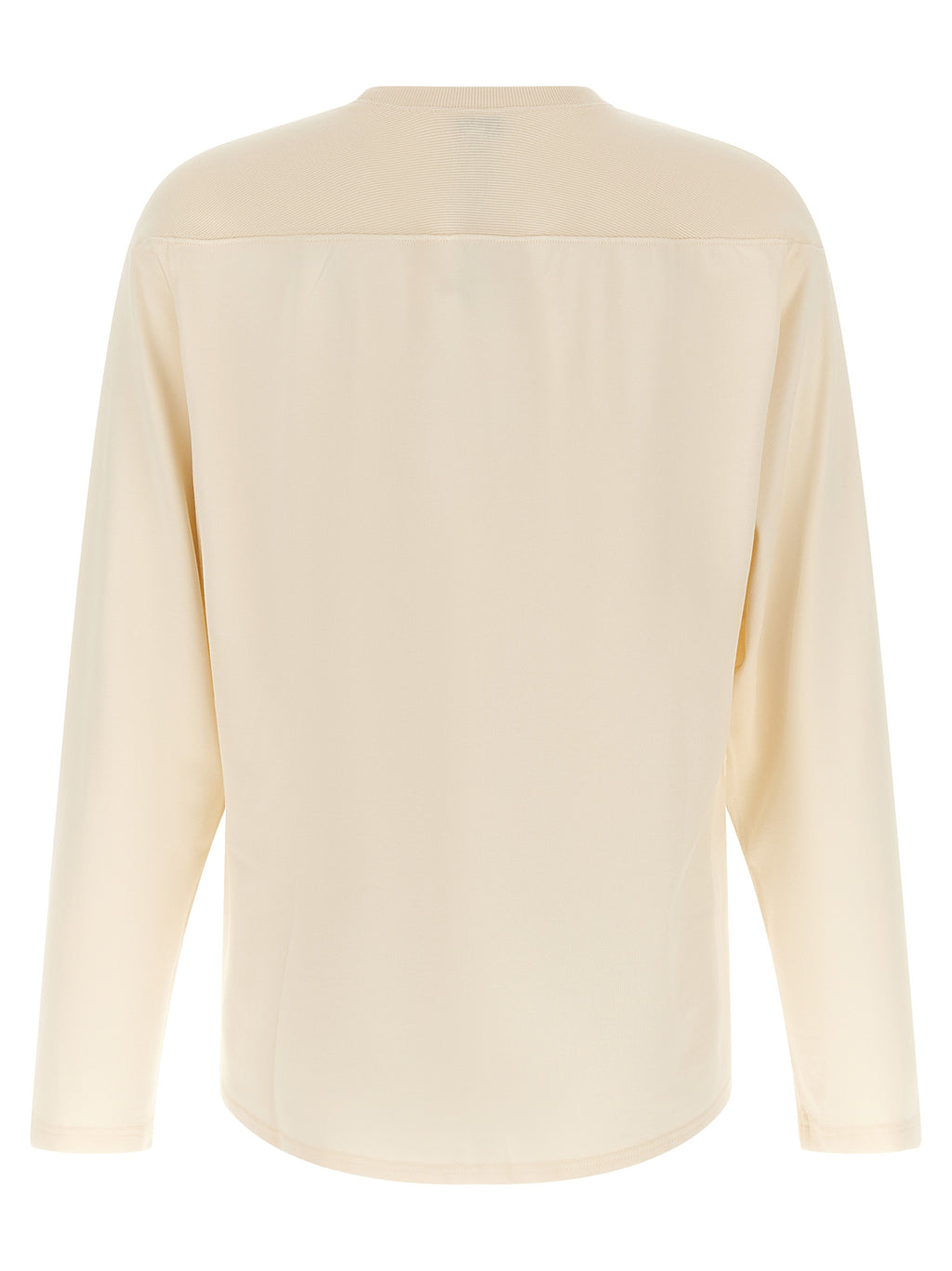 T-shirt beige en viscose de la marque Kenzo, coupe classique, portée décontractée, illustration logo discrète sur le devant.