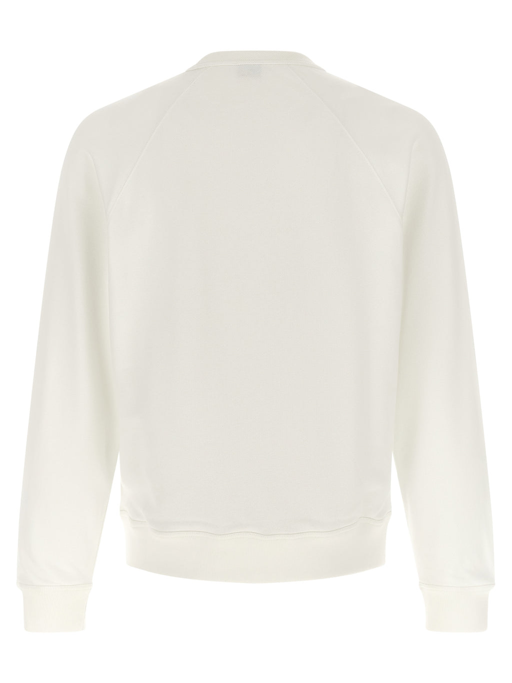 Sweat-shirt blanc en viscose de la marque Kenzo, coupe décontractée, avec logo discret sur la poitrine.