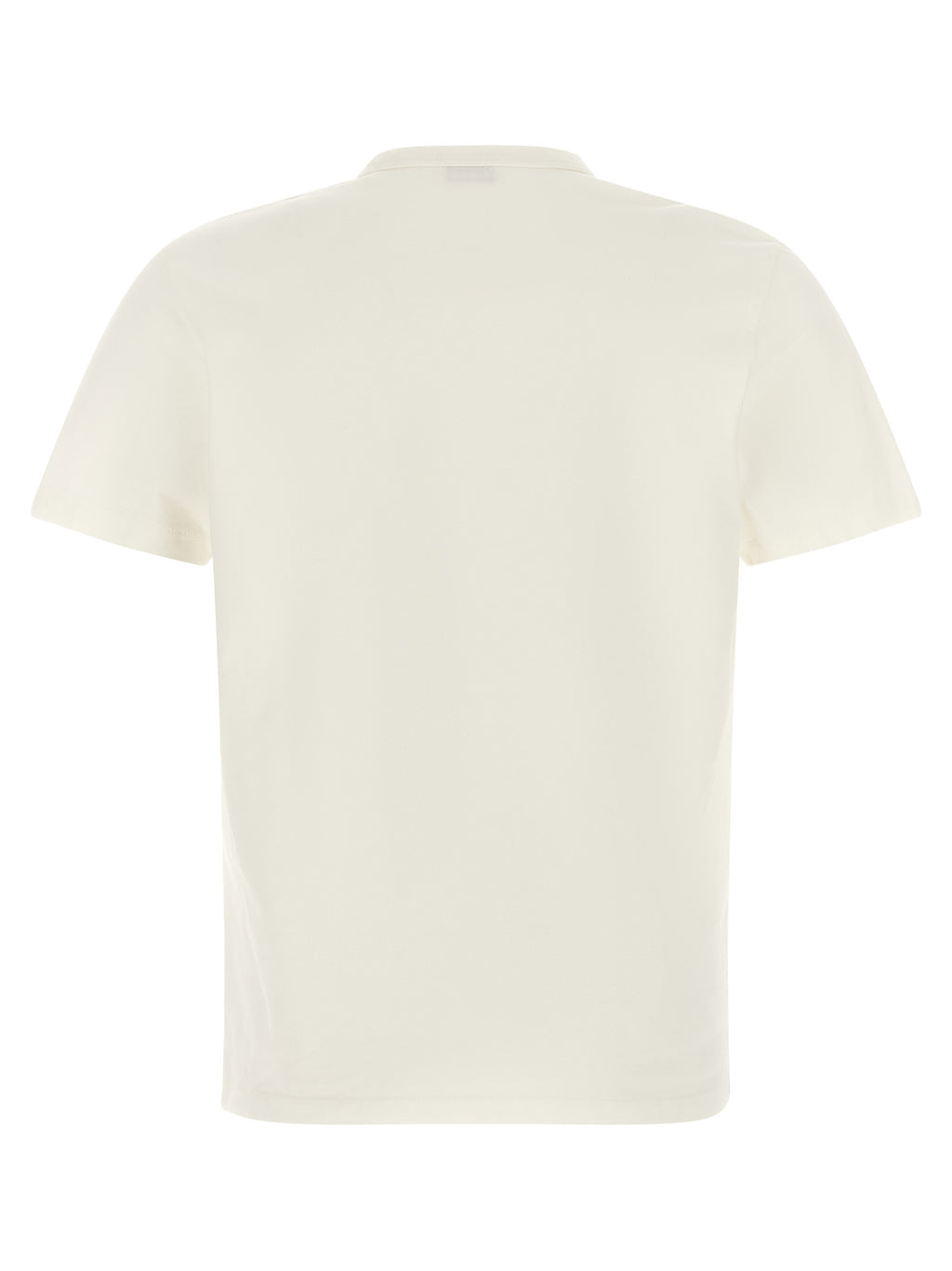 T-shirt blanc en coton de la marque Kenzo, coupe classique avec logo discret sur la poitrine, vue de face.