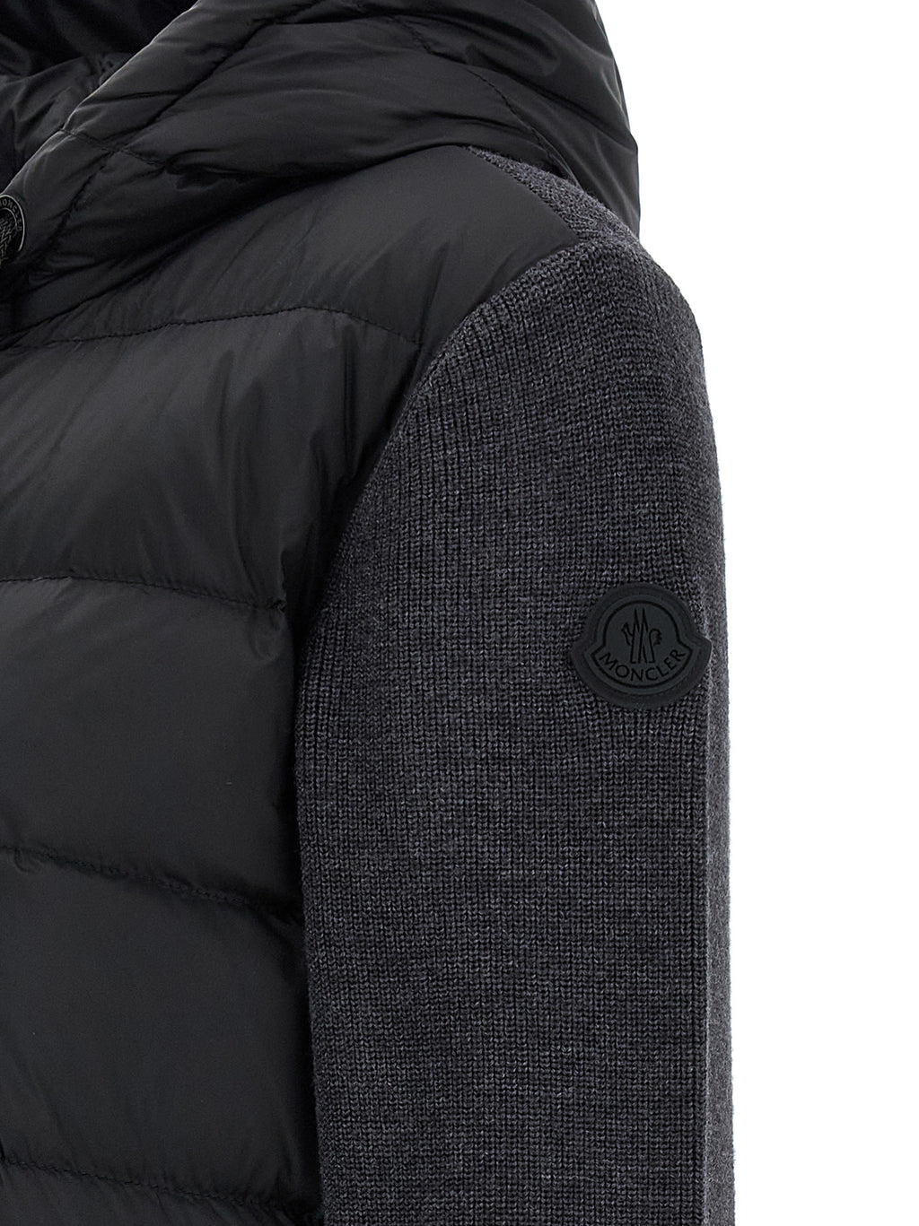 Moncler Gray Polyamide Cardigan