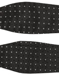 Dolce & Gabbana Dark Gray White Polka Dot Adjustable Neck Papillon Bow Tie
