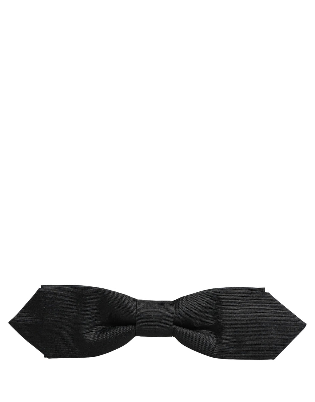 Dolce & Gabbana Men Black Polyester Adjustable Neck Papillon Bow Tie
