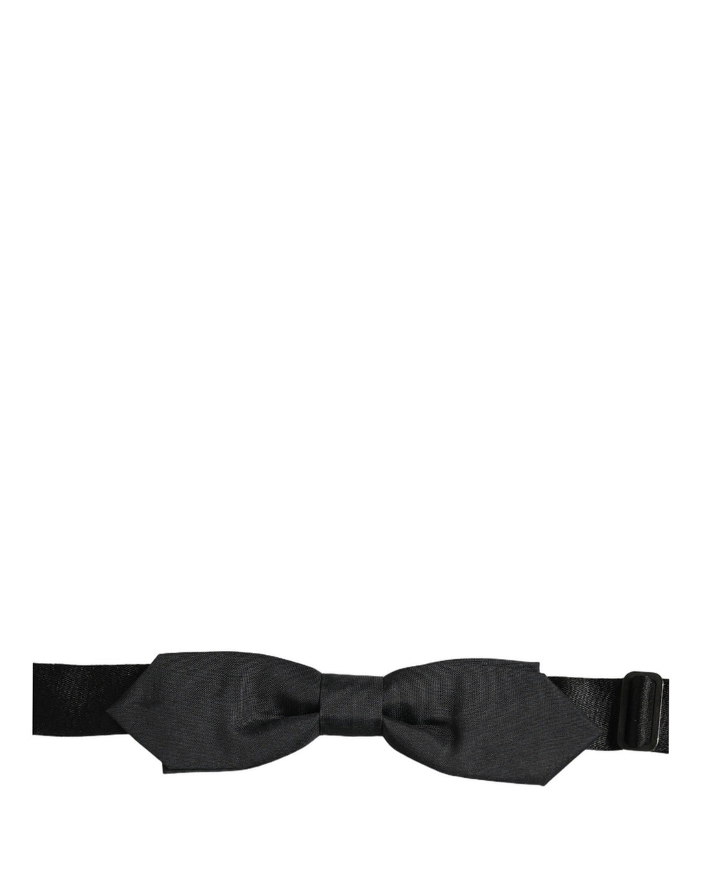 Dolce & Gabbana Men Black Polyester Adjustable Neck Papillon Bow Tie