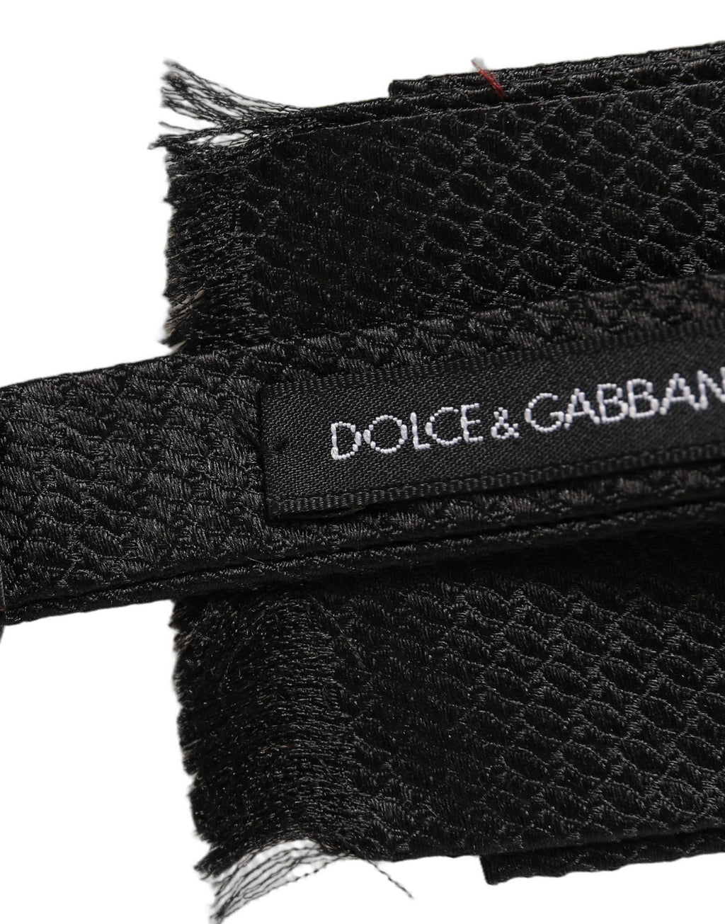 Dolce & Gabbana Men Dark Gray 100% SIlk Adjustable Neck Papillon Bow Tie