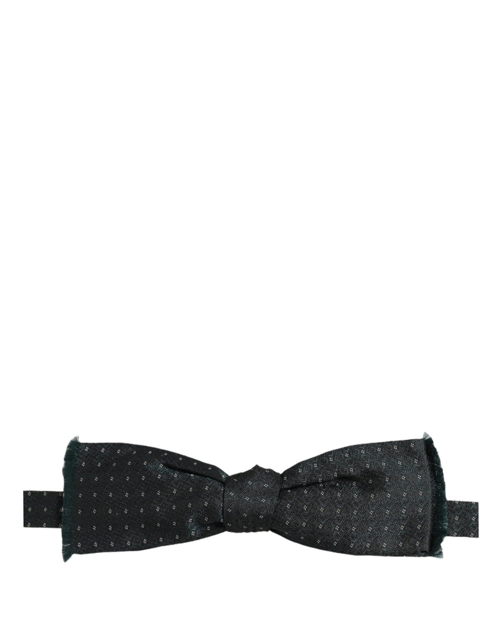 Dolce & Gabbana Men Green Patterned Adjustable Neck Papillon Bow Tie
