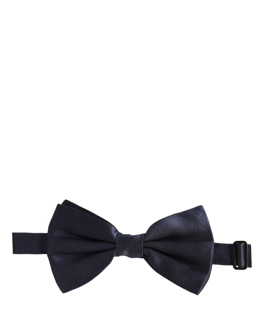 Dolce & Gabbana Dark Blue 100% Silk Adjustable Neck Papillon Bow Tie