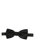 Dolce & Gabbana Men Dark Gray White PolkaDot Adjustable Bow Tie