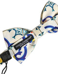 Dolce & Gabbana Men Multicolor Majolica Adjustable Neck Papillon Bow Tie