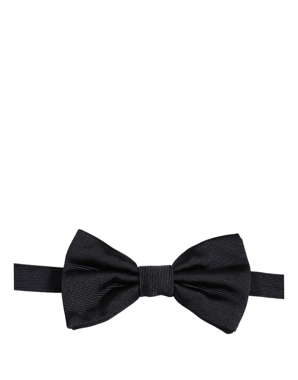 Dolce & Gabbana Men Dark Blue 100% Silk Adjustable Neck Papillon Bow Tie