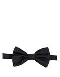 Dolce & Gabbana Men Dark Blue 100% Silk Adjustable Neck Papillon Bow Tie