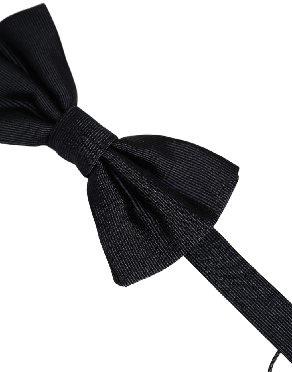 Dolce & Gabbana Men Dark Blue 100% Silk Adjustable Neck Papillon Bow Tie