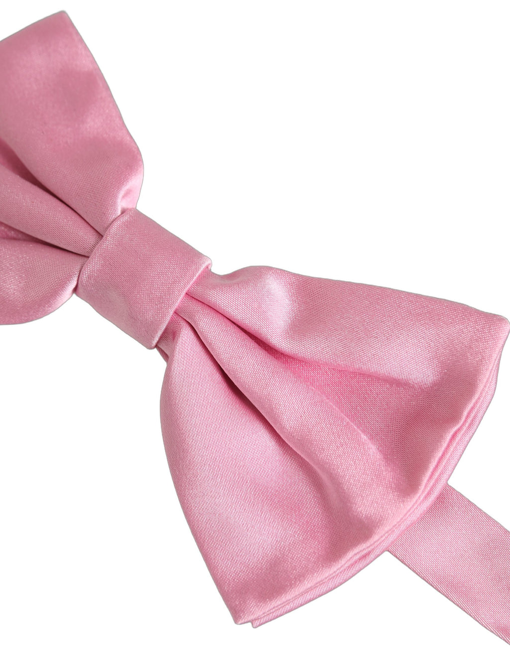 Dolce & Gabbana Men Pink 100% Silk Adjustable Neck Papillon Bow Tie