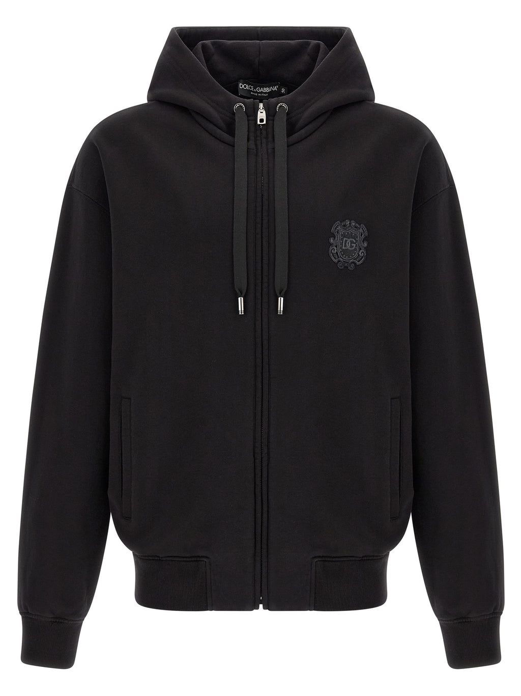 Dolce & Gabbana Schwarzes Baumwoll-Sweatshirt