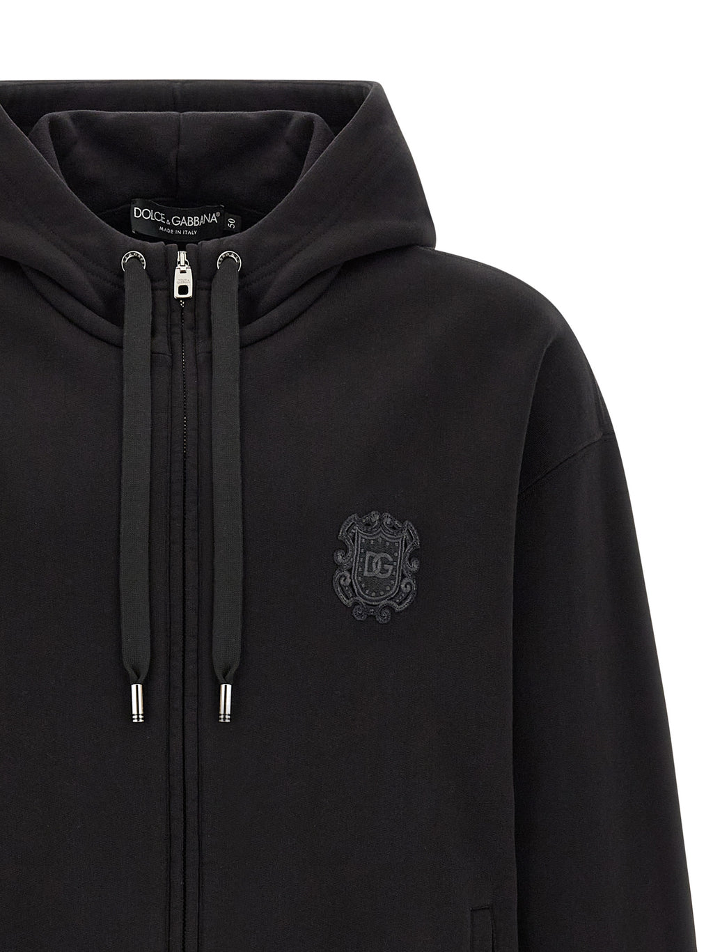 Dolce & Gabbana Schwarzes Baumwoll-Sweatshirt