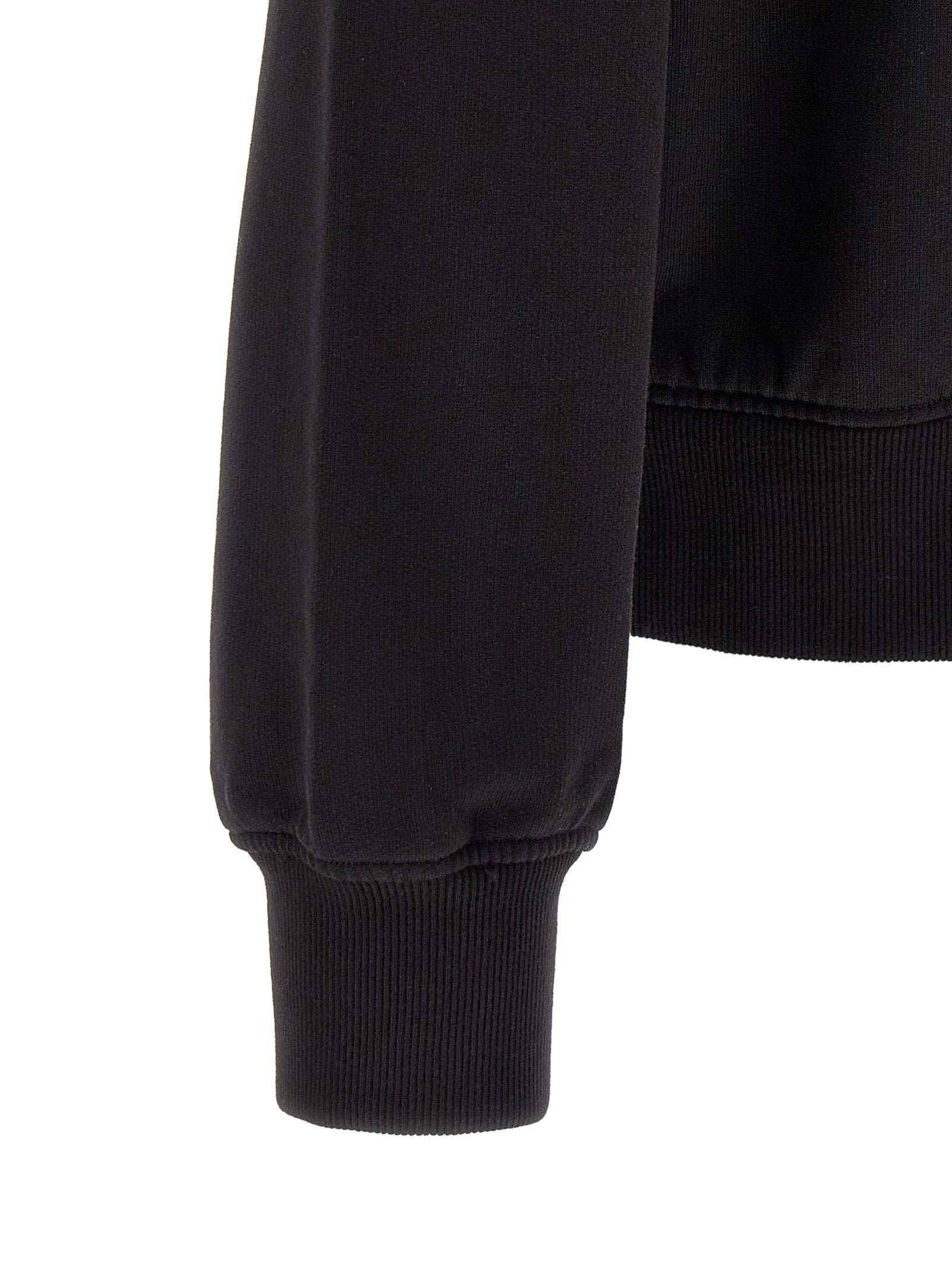 Dolce & Gabbana Schwarzes Baumwoll-Sweatshirt