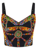 Dolce & Gabbana Multicolor Silk Tank Tops