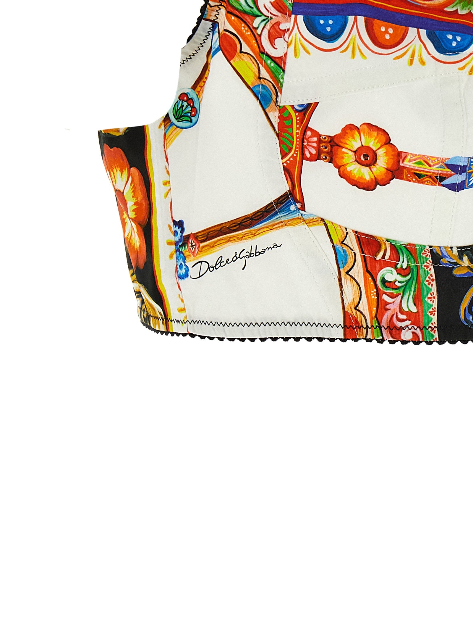 Dolce & Gabbana Tanktops aus mehrfarbiger Baumwolle