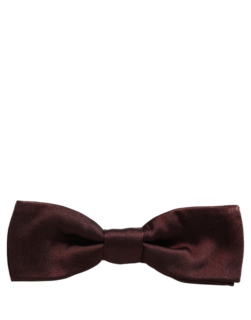 Dolce & Gabbana Men Brown 100% Silk Adjustable Neck Papillon Bow Tie