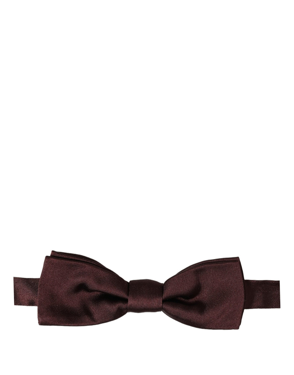 Dolce & Gabbana Men Brown 100% Silk Adjustable Neck Papillon Bow Tie
