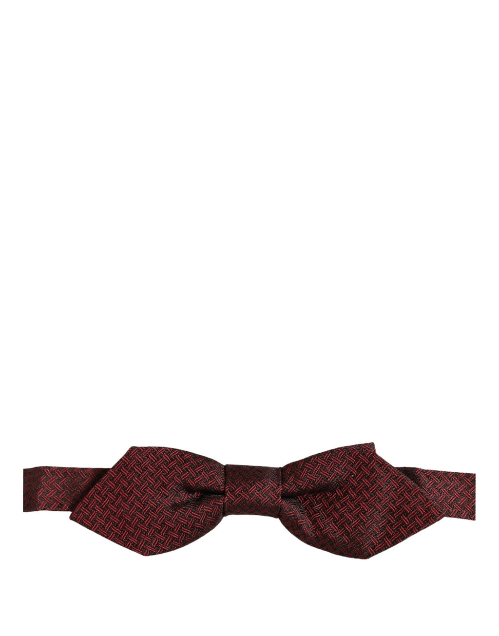 Dolce & Gabbana Men Red Silk Fantasy Adjustable Neck Papillon Bow Tie