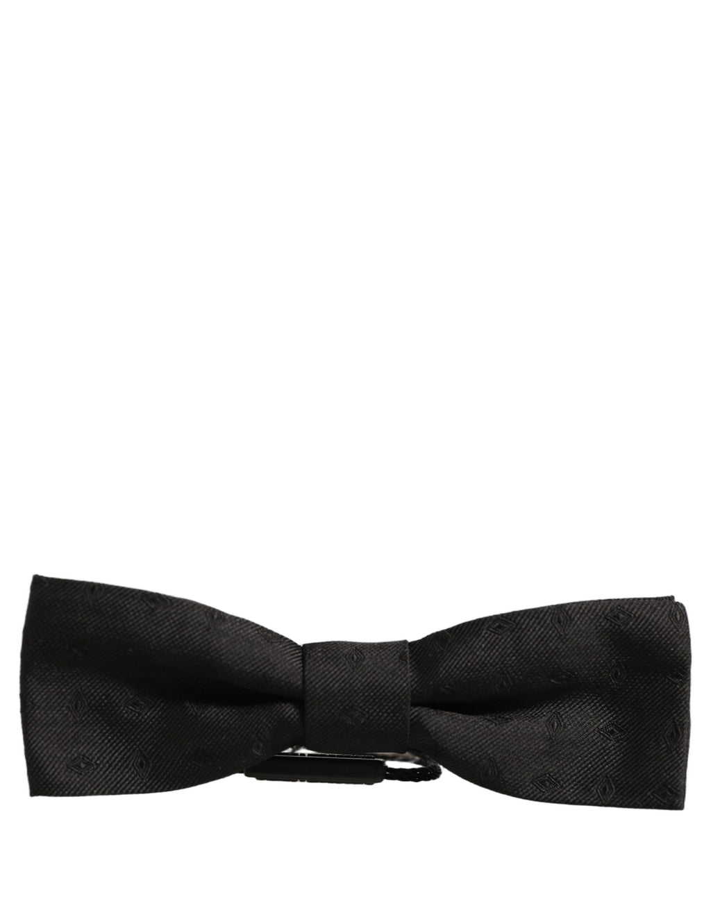 Dolce & Gabbana Men Dark Gray 100% Silk Adjustable Neck Papillon Bow Tie