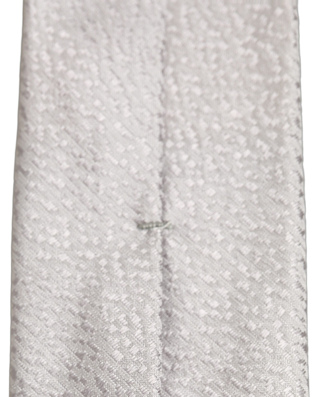 Dolce & Gabbana Men Gray 100% Silk Textured Adjustable Tied Necktie Tie
