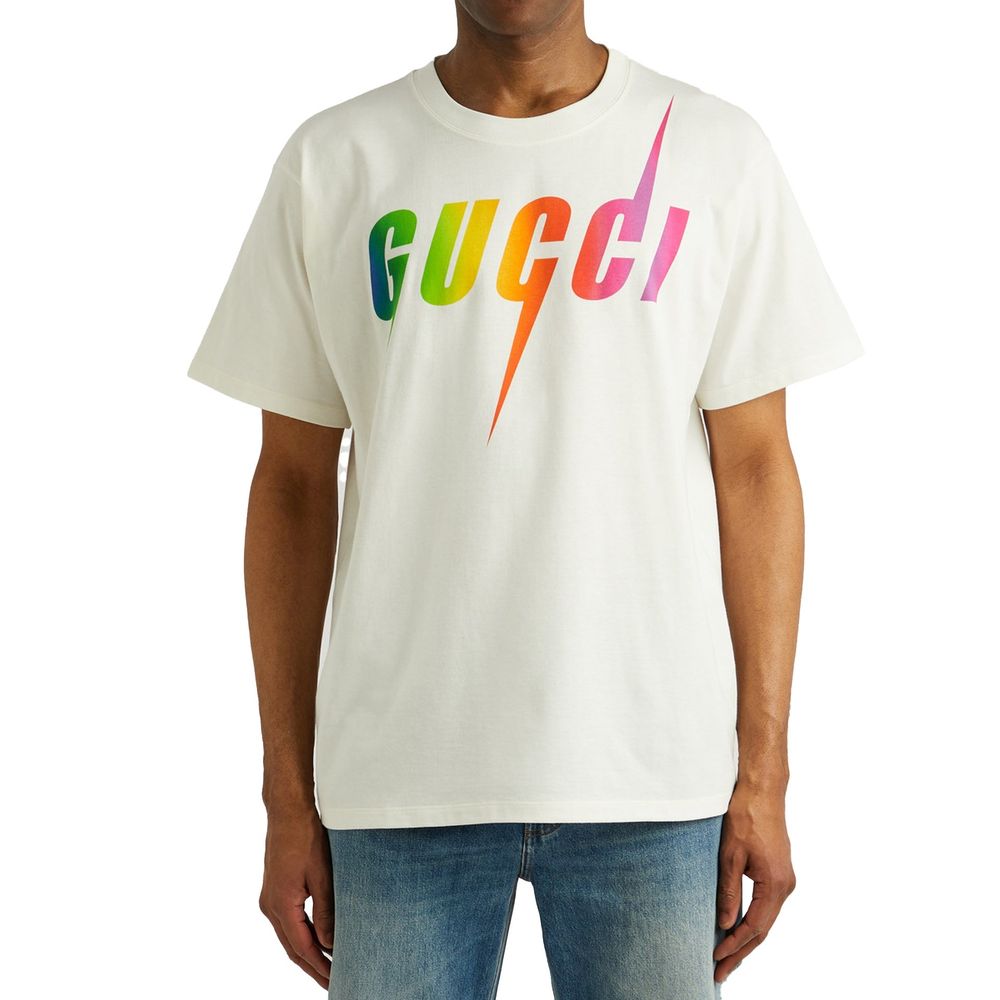 Gucci Weißes Baumwoll-T-Shirt