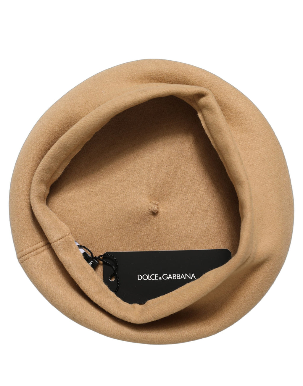 Dolce & Gabbana Beige Wool French Style Beret Capello Hat