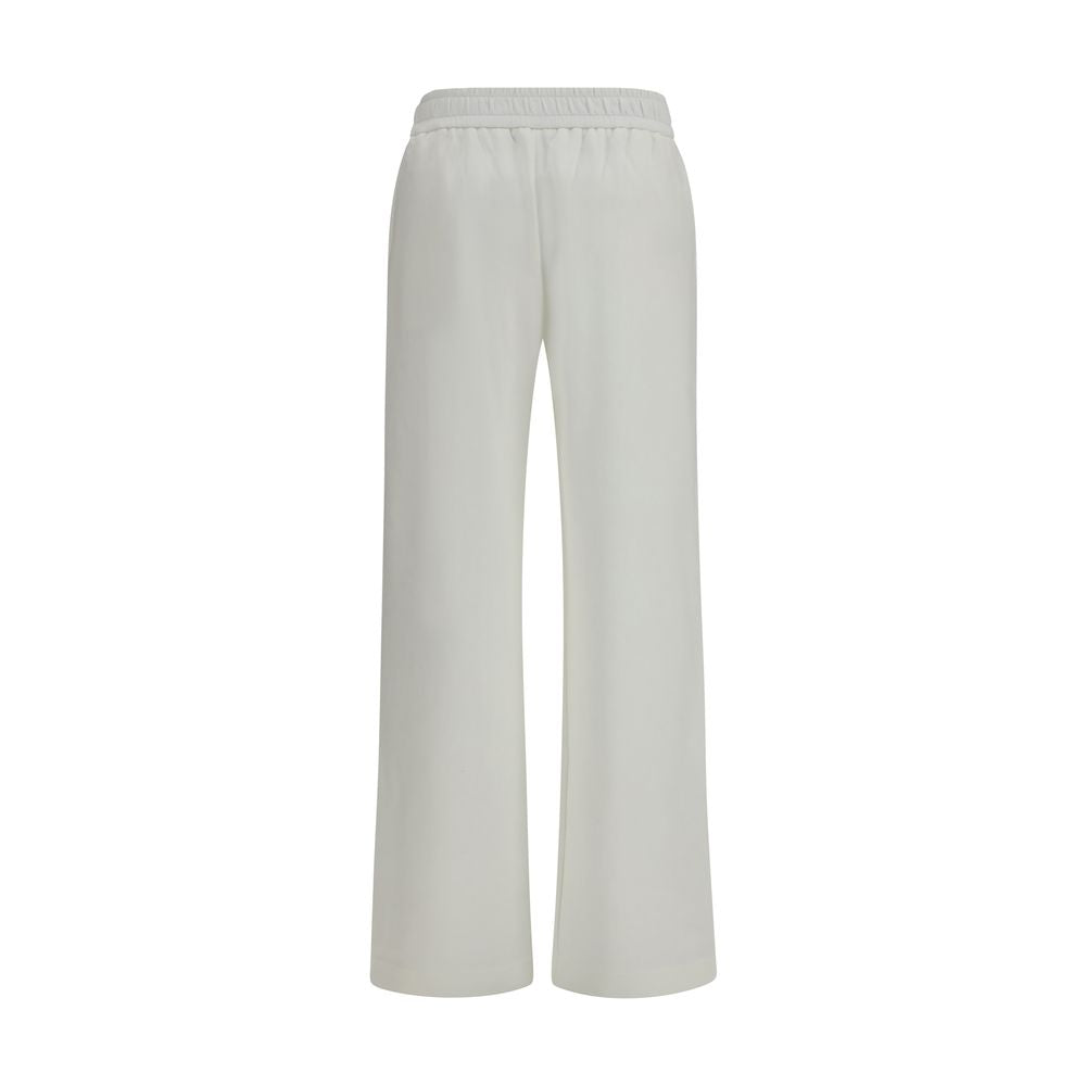 Moncler Weiße Baumwoll-Freizeithose