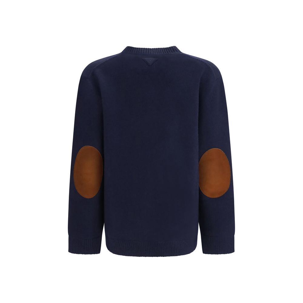 Prada Blaues Sweatshirt aus Aries-Wolle