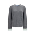 Prada Sweatshirt aus grauer Wolle Oves Aries