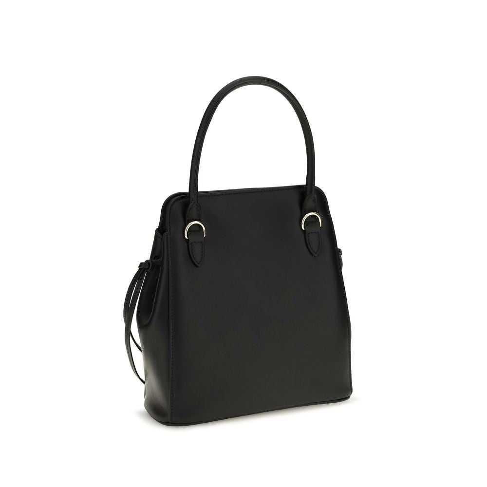 Prada Schultertasche aus schwarzem Kalbsleder Bos Taurus