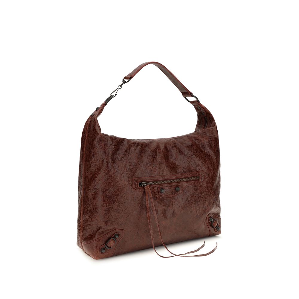 Balenciaga Bordeaux Lamm Ovis Aries Aries Umhängetasche