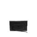 Balenciaga Schwarze Lammleder-Clutch (Ovis Aries Aries)
