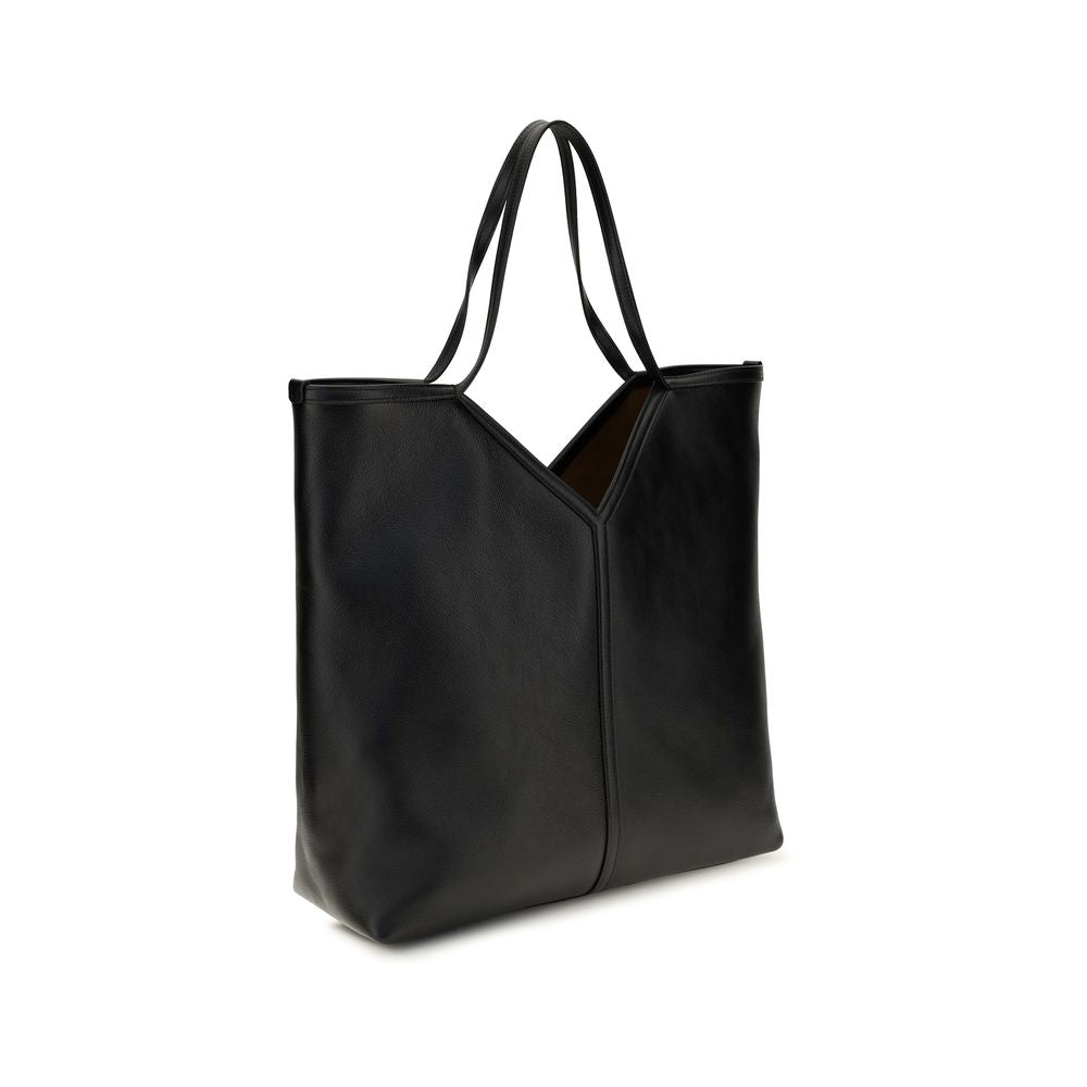 Saint Laurent Schwarze Kalbsleder Bos Taurus Umhängetasche