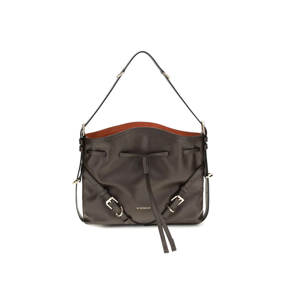 Givenchy Braune Kalbsleder-Umhängetasche „Bos Taurus“