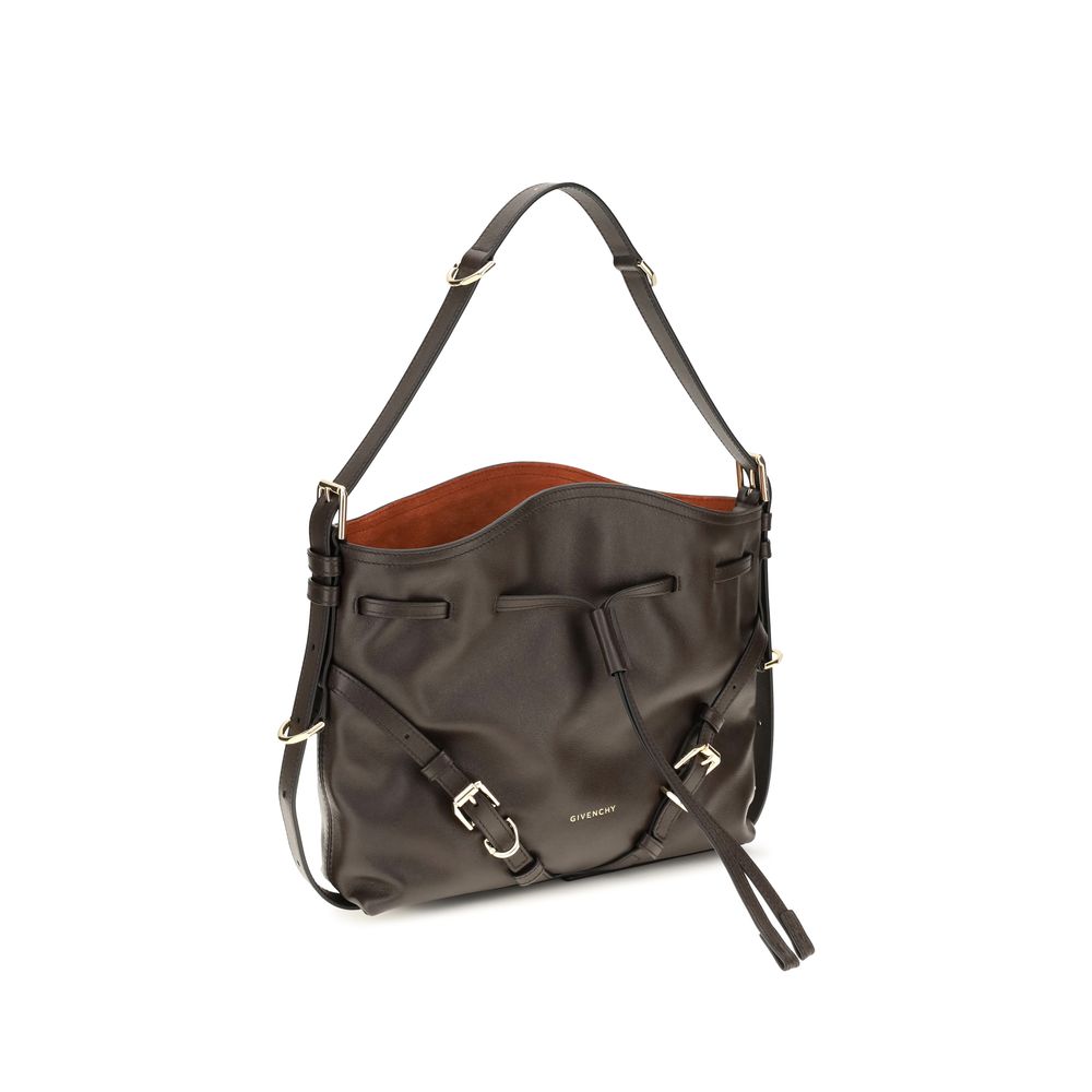 Givenchy Braune Kalbsleder-Umhängetasche „Bos Taurus“