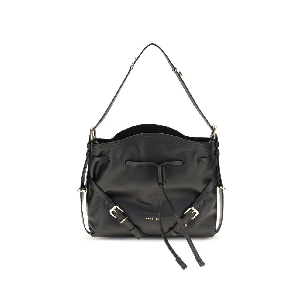 Givenchy Schwarze Kalbsleder Bos Taurus Backet Bag