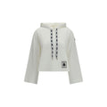 Moncler Sweatshirt aus weißer Baumwolle