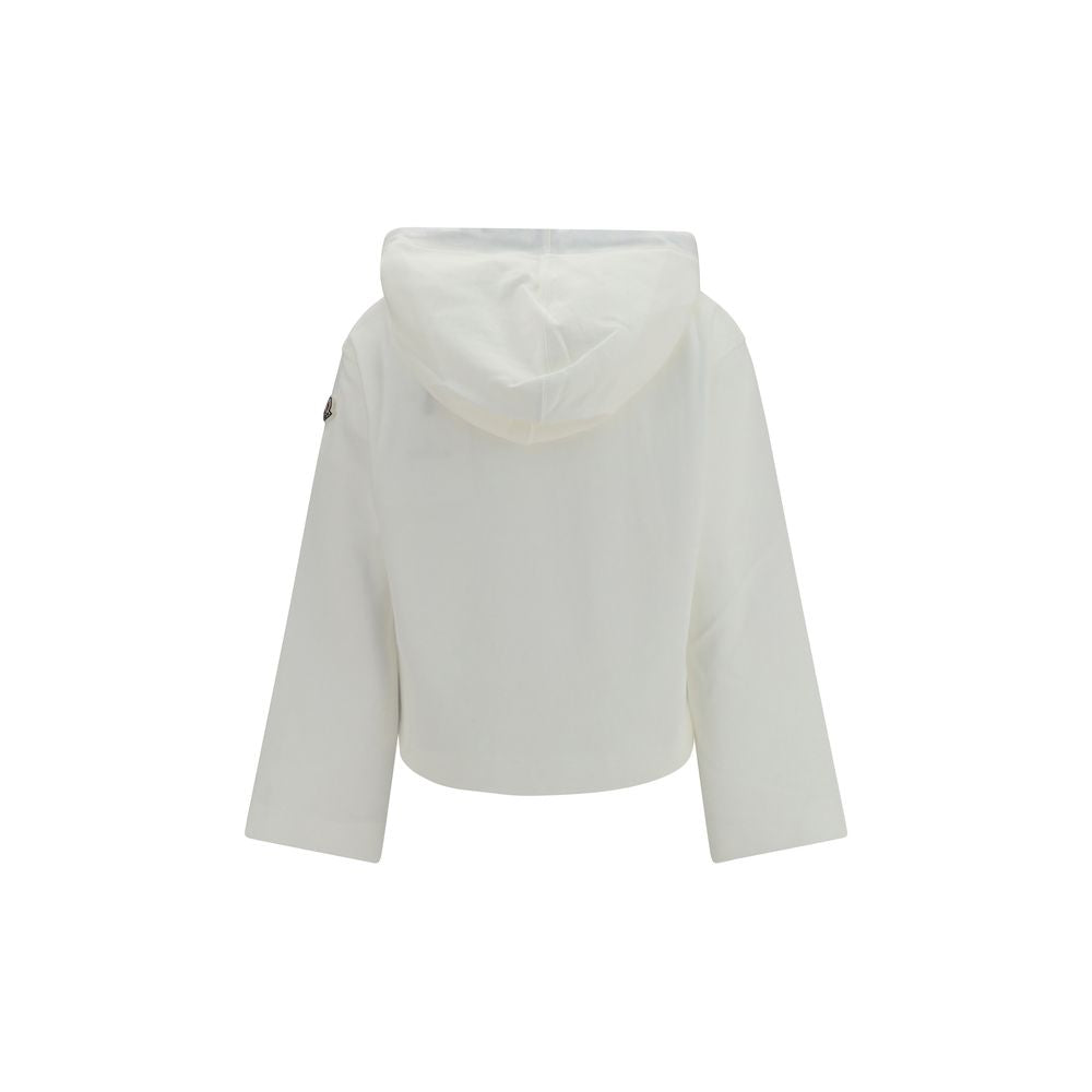 Moncler Sweatshirt aus weißer Baumwolle